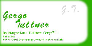 gergo tullner business card